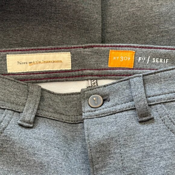 Anthropologie | Pilcro Serif Ponte Leggings in Heather Gray - Picture 9 of 11